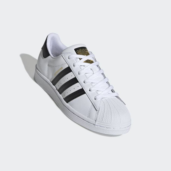 Zapatillas Adidas Superstar Mujer Chile Blancas - QBPMUG741