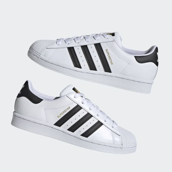 Zapatillas Adidas Superstar Mujer Chile Blancas - QBPMUG741