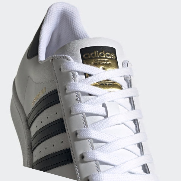 Zapatillas Adidas Superstar Mujer Chile Blancas - QBPMUG741