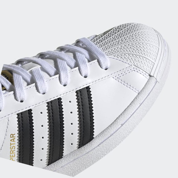 Zapatillas Adidas Superstar Mujer Chile Blancas - QBPMUG741