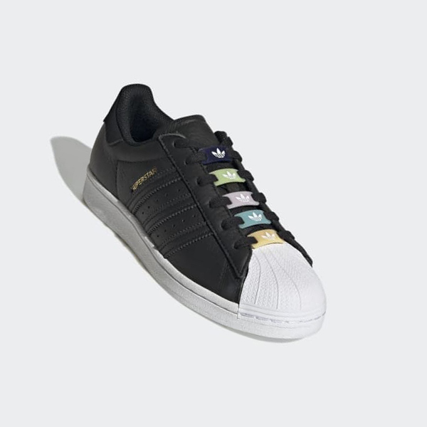 Zapatillas Adidas Superstar Mujer Chile Blancas - QHXGLB645