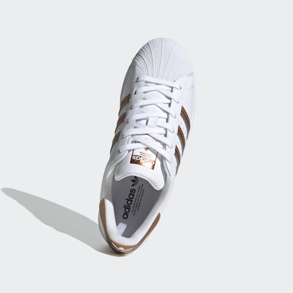 Zapatillas Adidas Superstar Mujer Chile Blancas - QLTKZA514