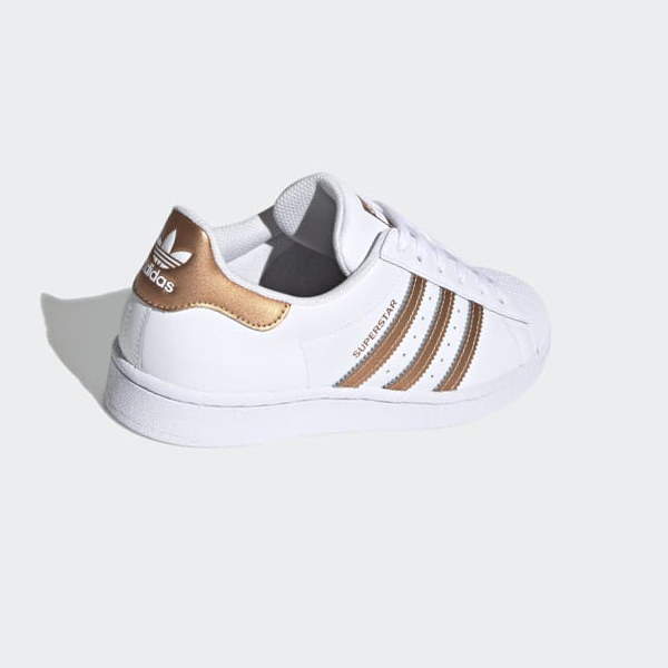 Zapatillas Adidas Superstar Mujer Chile Blancas - QLTKZA514