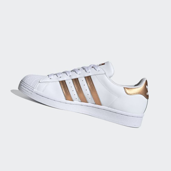 Zapatillas Adidas Superstar Mujer Chile Blancas - QLTKZA514