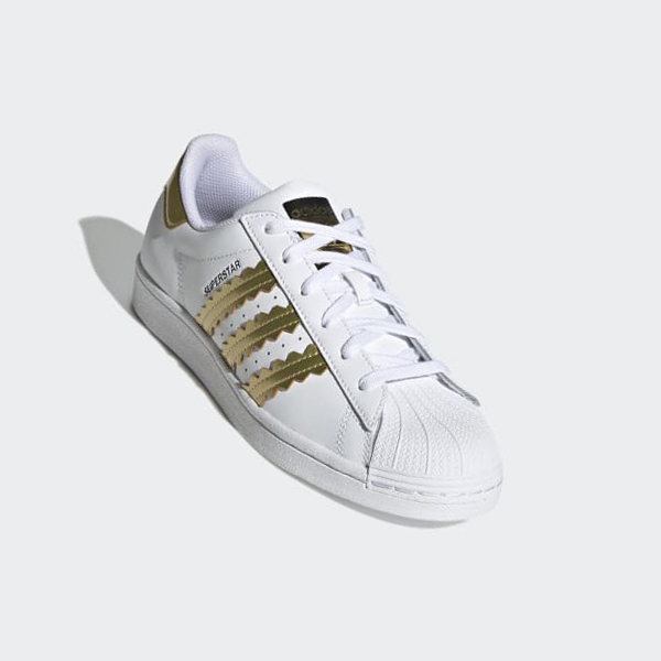 Zapatillas Adidas Superstar Mujer Chile Blancas - SKVLRF162