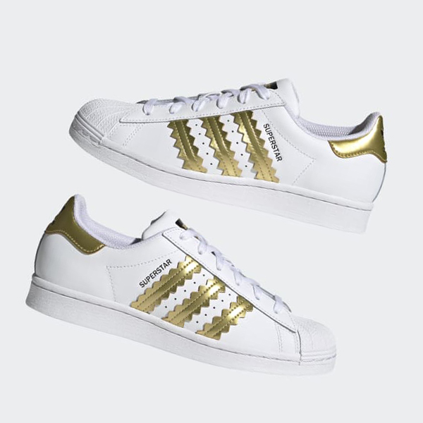 Zapatillas Adidas Superstar Mujer Chile Blancas - SKVLRF162