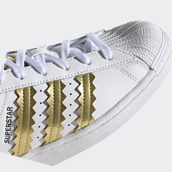 Zapatillas Adidas Superstar Mujer Chile Blancas - SKVLRF162