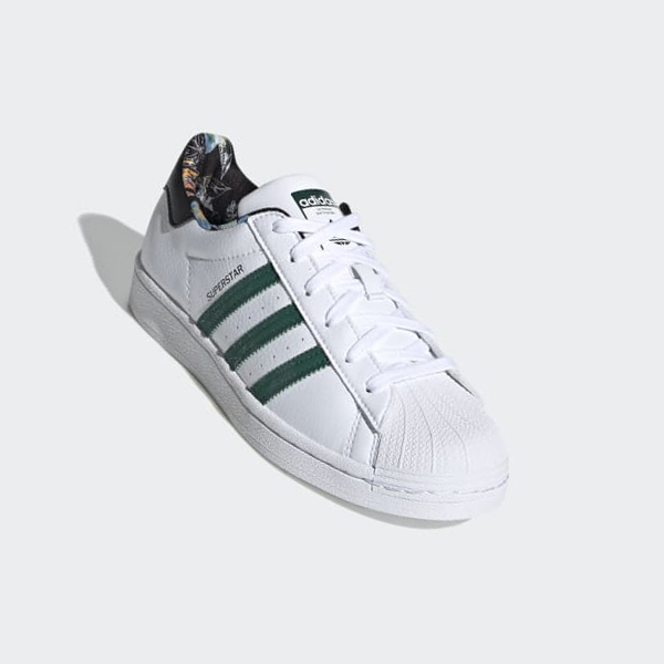 Zapatillas Adidas Superstar Mujer Chile Blancas - TODQLN137