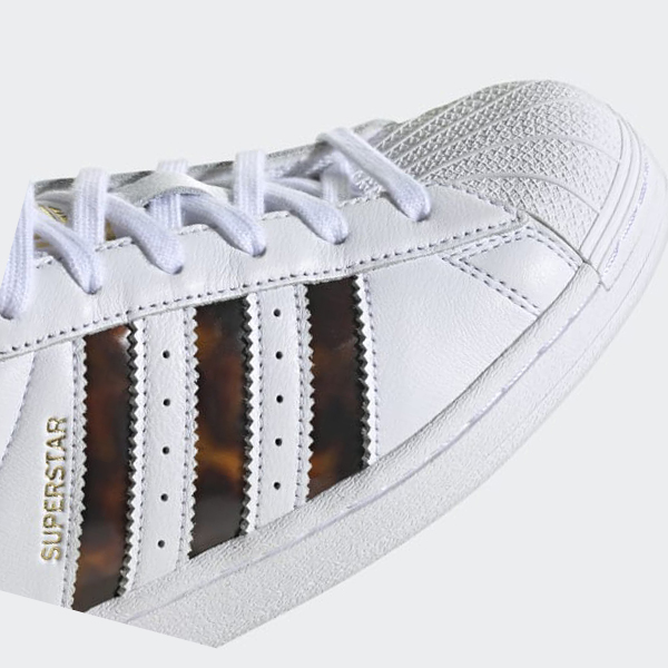 Zapatillas Adidas Superstar Mujer Chile Blancas - TRFMDU147