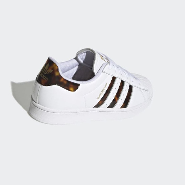 Zapatillas Adidas Superstar Mujer Chile Blancas - TRFMDU147