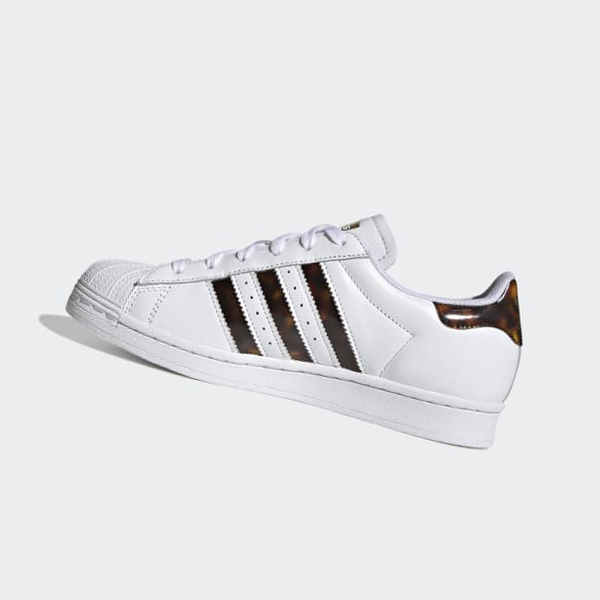 Zapatillas Adidas Superstar Mujer Chile Blancas - TRFMDU147