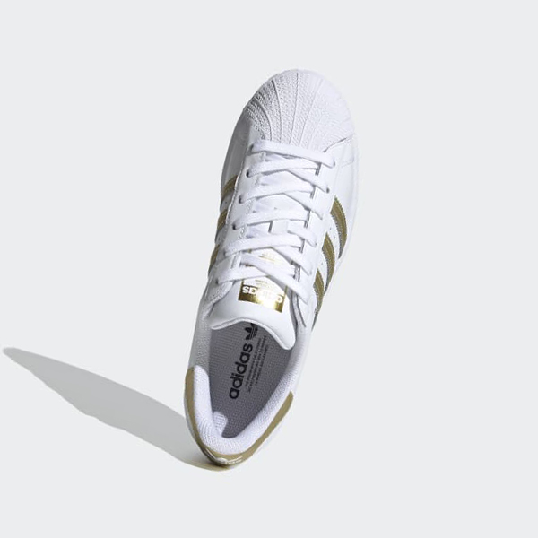 Zapatillas Adidas Superstar Mujer Chile Blancas - XDUGYV910