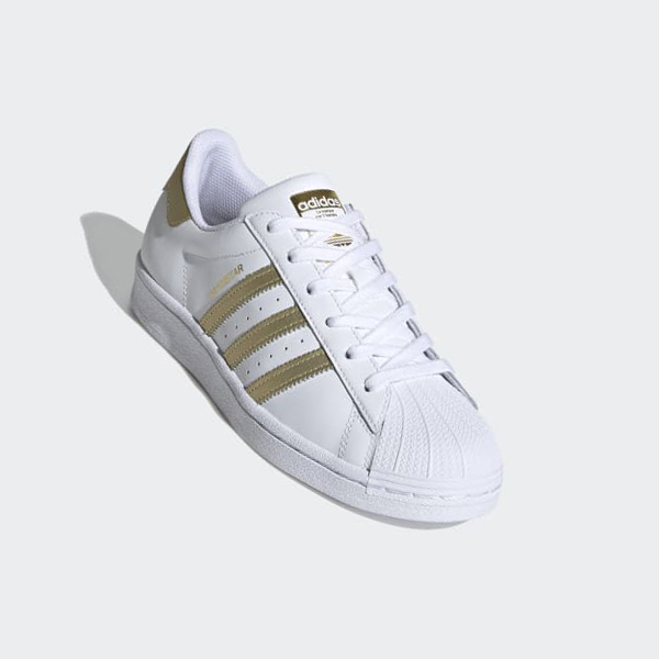 Zapatillas Adidas Superstar Mujer Chile Blancas - XDUGYV910