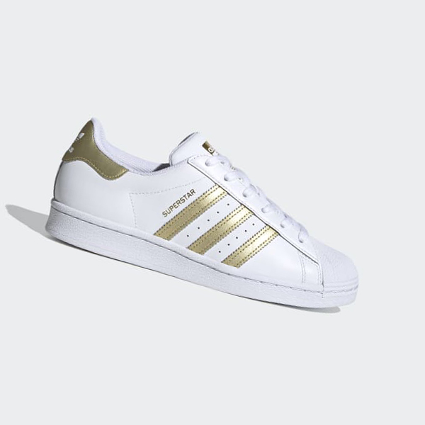 Zapatillas Adidas Superstar Mujer Chile Blancas - XDUGYV910