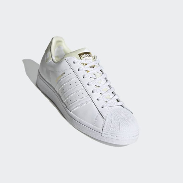 Zapatillas Adidas Superstar Mujer Chile Blancas - YQDJFP306