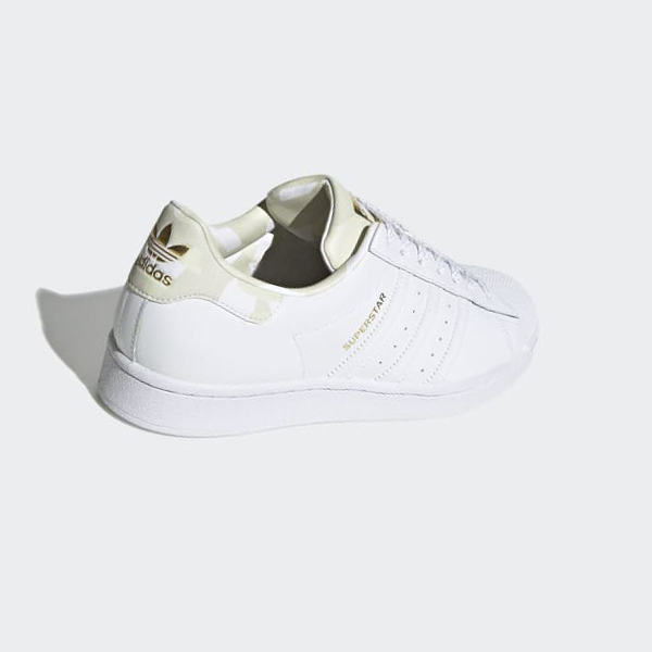 Zapatillas Adidas Superstar Mujer Chile Blancas - YQDJFP306