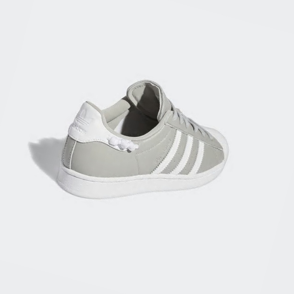 Zapatillas Adidas Superstar Mujer Chile Gris - MWBPIS328