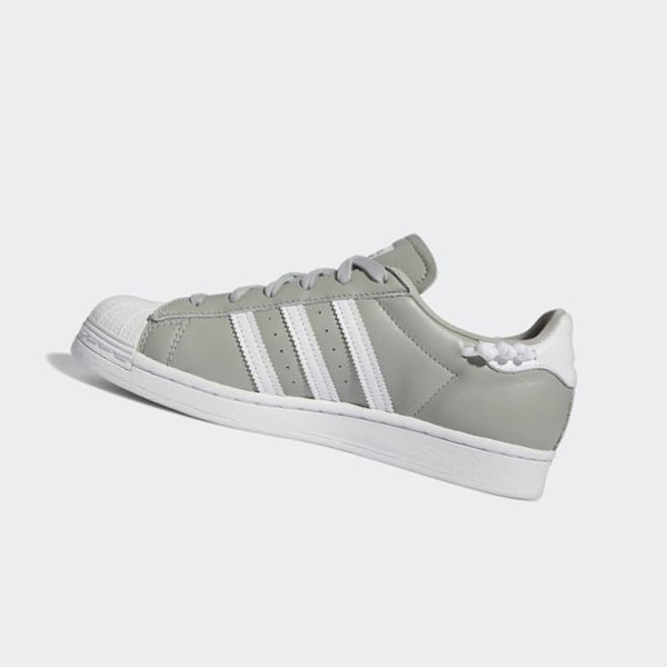 Zapatillas Adidas Superstar Mujer Chile Gris - MWBPIS328