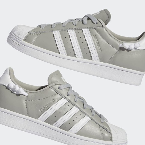 Zapatillas Adidas Superstar Mujer Chile Gris - MWBPIS328