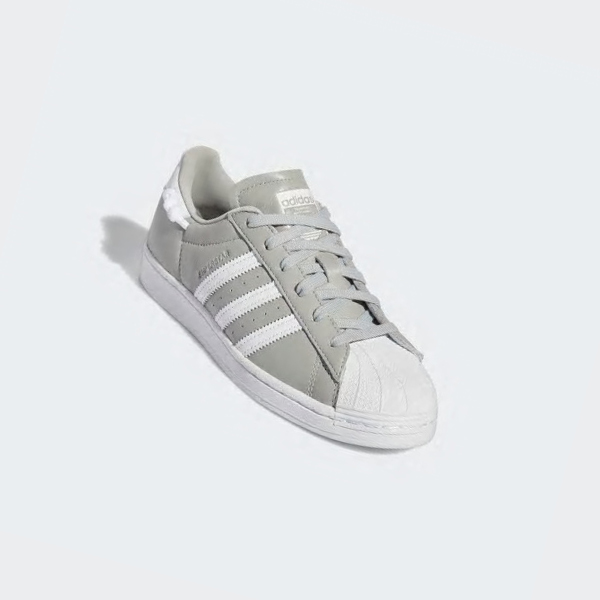 Zapatillas Adidas Superstar Mujer Chile Gris - MWBPIS328