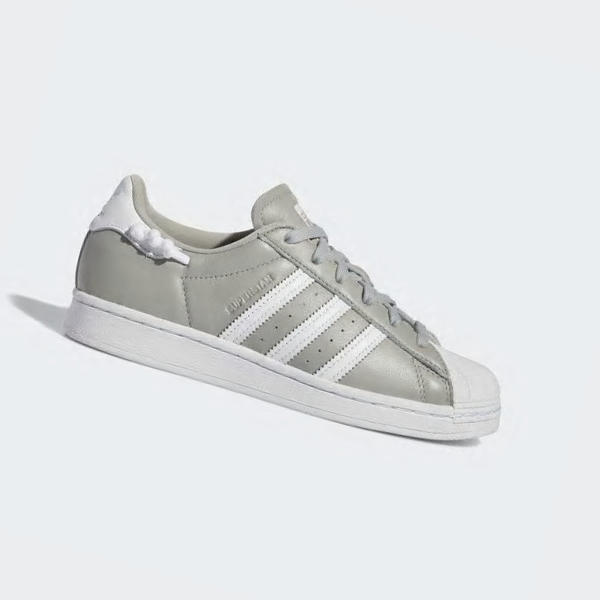 Zapatillas Adidas Superstar Mujer Chile Gris - MWBPIS328