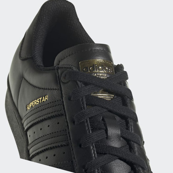 Zapatillas Adidas Superstar Mujer Chile Negras - EQIXML149