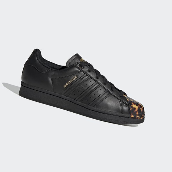 Zapatillas Adidas Superstar Mujer Chile Negras - EQIXML149