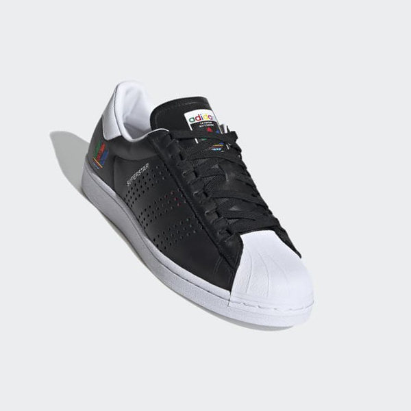 Zapatillas Adidas Superstar Mujer Chile Negras - VNPRXD137