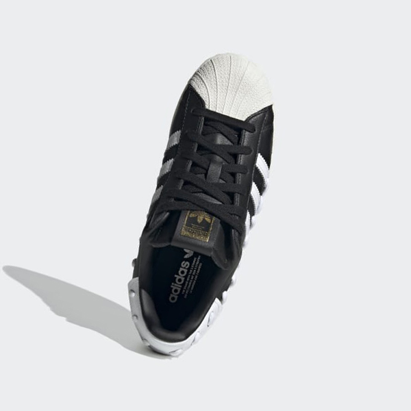 Zapatillas Adidas Superstar Mujer Chile Negras - XPTWDN587