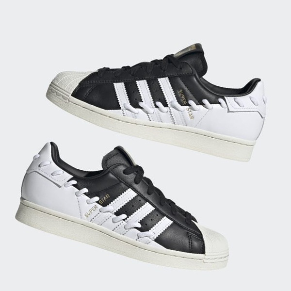 Zapatillas Adidas Superstar Mujer Chile Negras - XPTWDN587