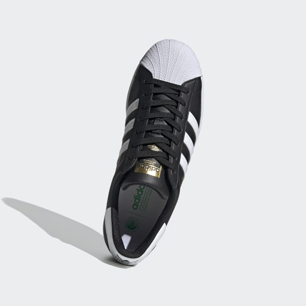 Zapatillas Adidas Superstar Vegan Mujer Chile Negras - FXKYVW157