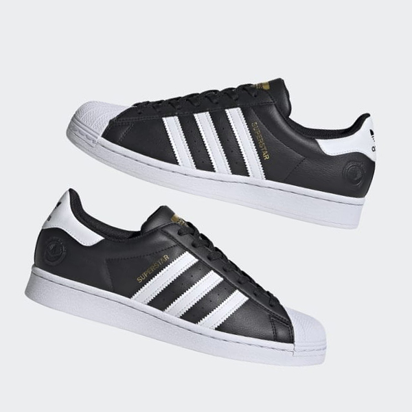 Zapatillas Adidas Superstar Vegan Mujer Chile Negras - FXKYVW157