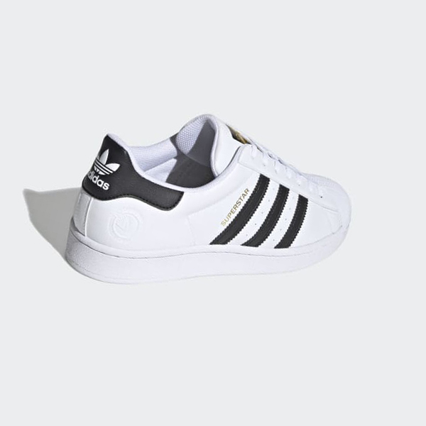 Zapatillas Adidas Superstar Vegan Mujer Chile Blancas - ILHFVP468