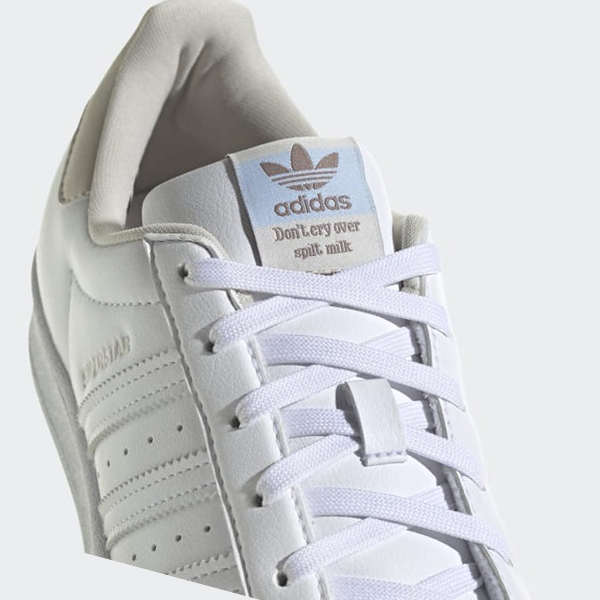 Zapatillas Adidas Superstar Vegan Mujer Chile Blancas - USNDIW437