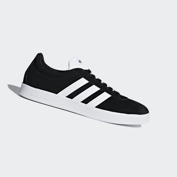 Zapatillas Adidas VL Court 2.0 Hombre Chile Negras - CXGUDS529