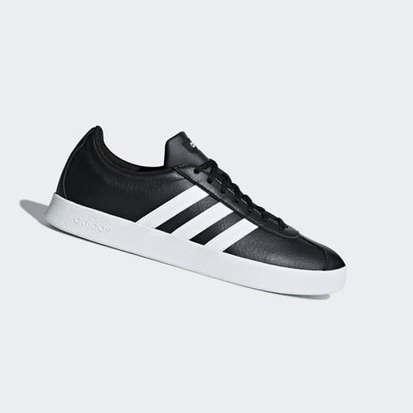 Zapatillas Adidas VL Court 2.0 Hombre Chile Negras - KSWXRB853