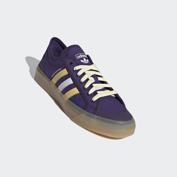 Zapatillas Adidas Wales Bonner Nizza Lo Mujer Chile Moradas - TDHUES463