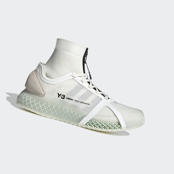 Zapatillas Adidas Y-3 Runner 4D IOW Mujer Chile Blancas - YSLFVJ836