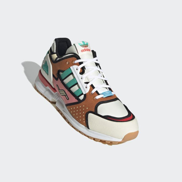 Zapatillas Adidas ZX 10000 Krusty Burger Mujer Chile Blancas - IGJXWC935