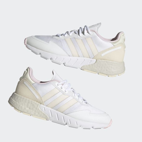 Zapatillas Adidas ZX 1K Boost Mujer Chile Blancas - XHQCVN236