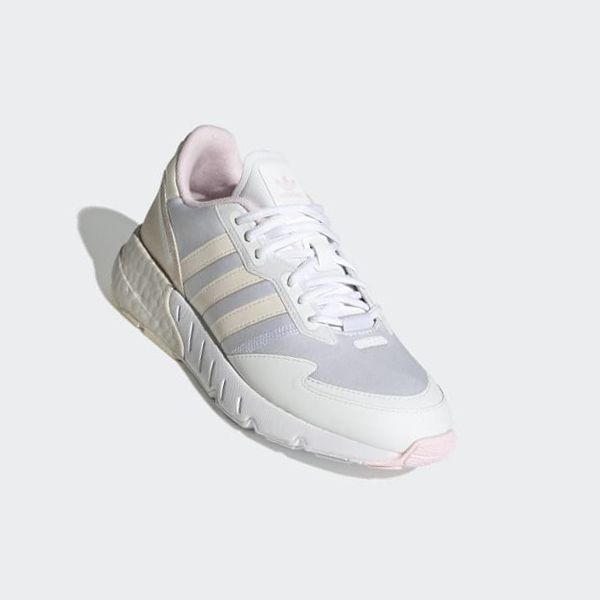 Zapatillas Adidas ZX 1K Boost Mujer Chile Blancas - XHQCVN236