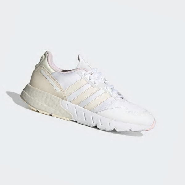 Zapatillas Adidas ZX 1K Boost Mujer Chile Blancas - XHQCVN236