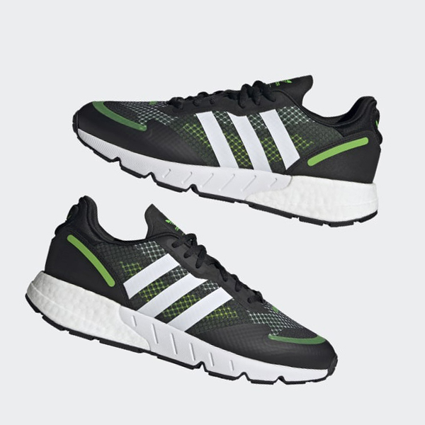 Zapatillas Adidas ZX 1K Boost Mujer Chile Negras - VAZCBH861