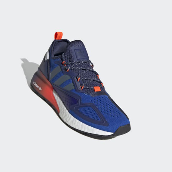 Zapatillas Adidas ZX 2K Boost Mujer Chile Azules - WNHAPU305