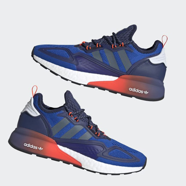 Zapatillas Adidas ZX 2K Boost Mujer Chile Azules - WNHAPU305