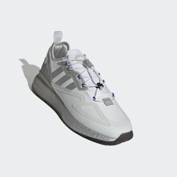 Zapatillas Adidas ZX 2K Boost Mujer Chile Blancas - HQETCS458