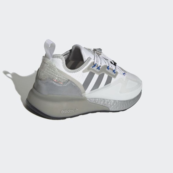 Zapatillas Adidas ZX 2K Boost Mujer Chile Blancas - HQETCS458