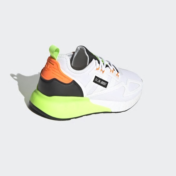 Zapatillas Adidas ZX 2K Boost Mujer Chile Blancas - UMGXCY043