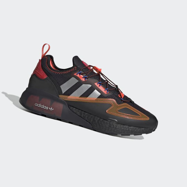 Zapatillas Adidas ZX 2K Boost Mujer Chile Negras - GHAYKP064