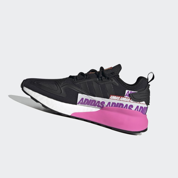 Zapatillas Adidas ZX 2K Boost Mujer Chile Negras - SXPHCV804